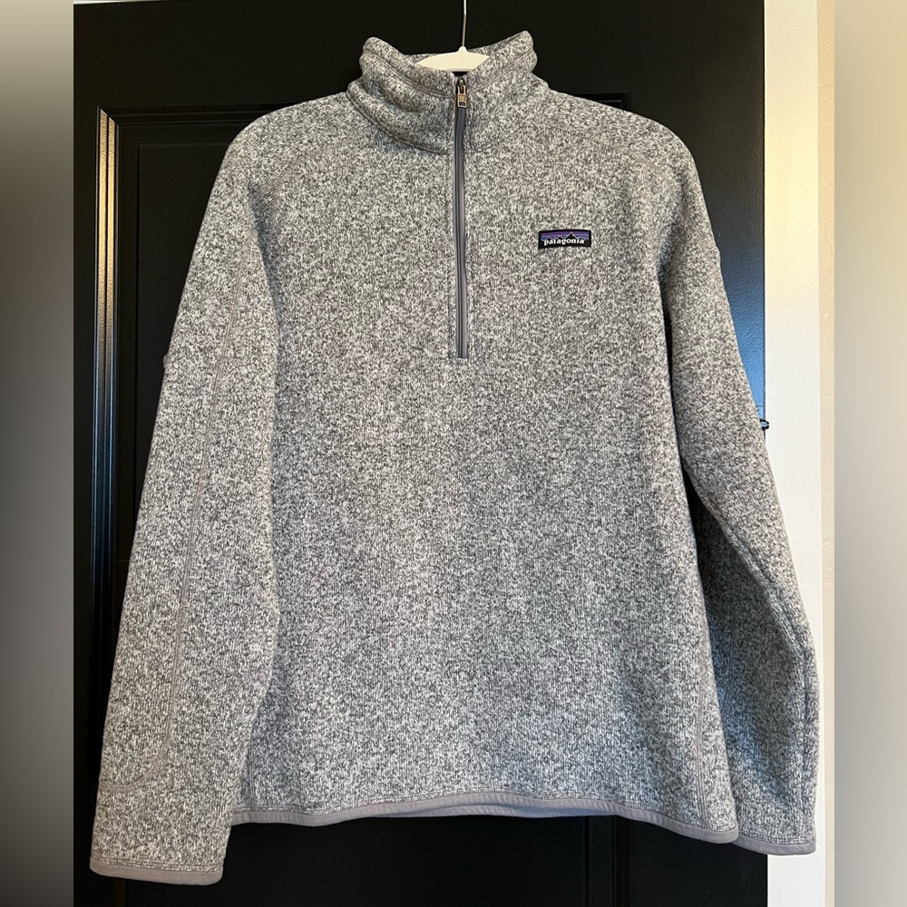 Women’s Gray Patagonia ¼ Zip - XL